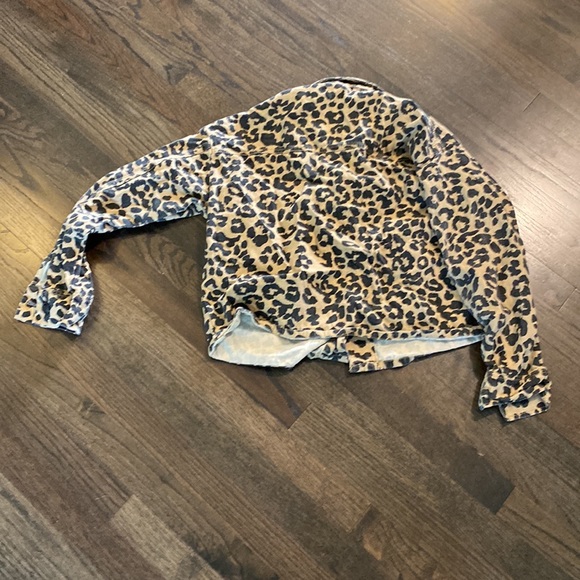 Lulu’s Leopard Jacket Small S Brown Tan VGUC - Picture 6 of 6